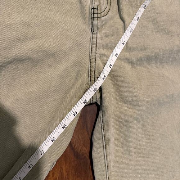 Drunknmunky Wide Leg Carpenter Jean Unisex Sz S 30x27 Y2K Streetwear Baggy Green - Picture 13 of 15